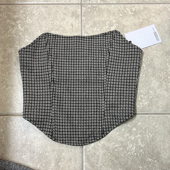 NWT Elsa Hosk 4th & Reckless Stella Corset crop top - Picture 2 of 5